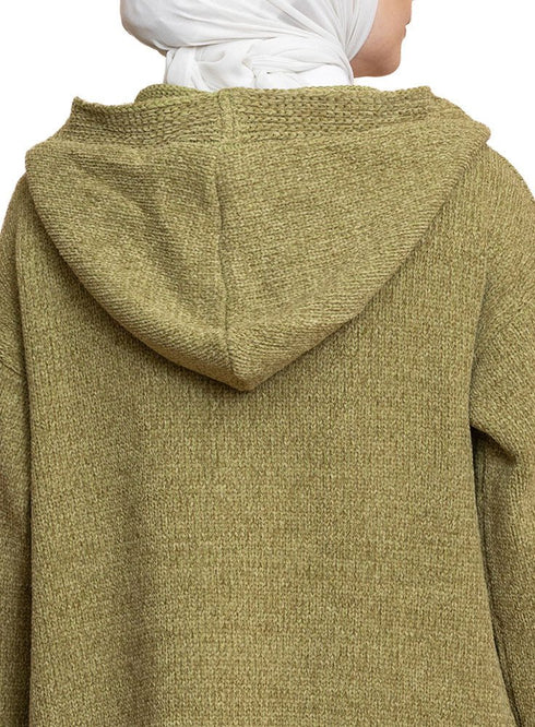 Mint Green Velvet Cardigan - Khotwh